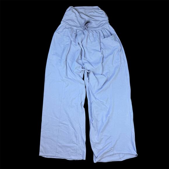 Free People FP Movement Hot Shot Sport Pants Steel Violet Womens Sz Large - Picture 2 of 12